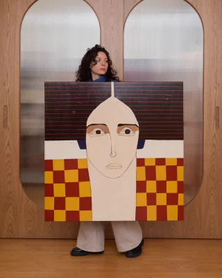 Картина Nel filo della mente 100X100X4 CM 3