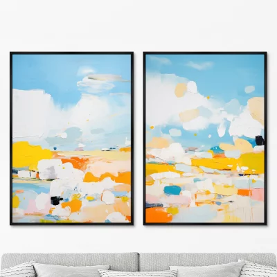 Набор из двух постеров на холсте Summer Season 75X105 / 75X105 CM 8