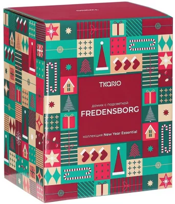 Домик с подсветкой Fredensborg 8X6X13 CM 5
