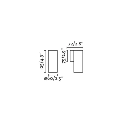 Терракотовый настенный светильник Stan 7.2X6X12.5 CM 4