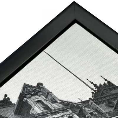 Диптих репродукций на холсте Architecture Curves of large arches 75X105 / 75X105 CM 6