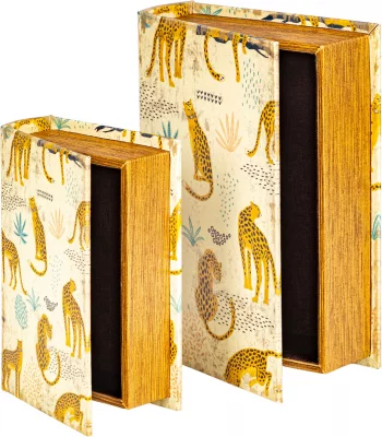 Комплект из двух шкатулок в виде книг Nuadha 19X7X27 / 14X5X20 CM 7