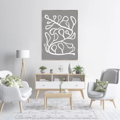Репродукция на холсте Branches in color No6 75X105 CM 3