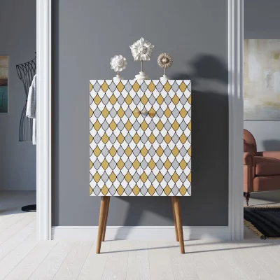 Комод на высоких ножках Berber 70X45X120 CM 4