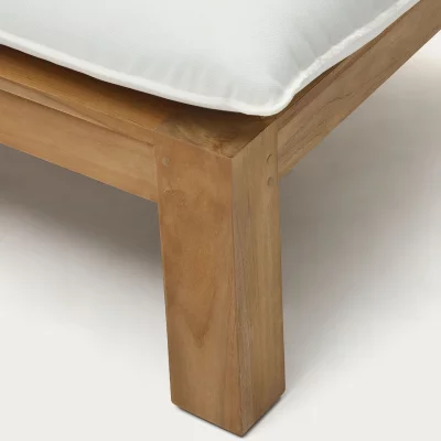 Шезлонг с каркасом из тика Forcanera 68X170X85 CM 5