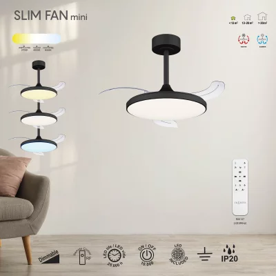 Люстра-вентилятор Slim Fan mini 41X29,5 CM 6