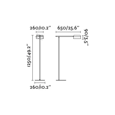 Торшер Loop 65X26X125 CM 4