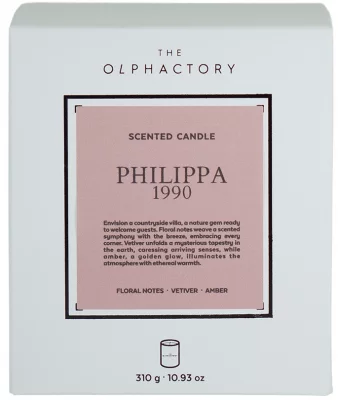 Свеча ароматическая The Olphactory White insignia Philippa 60 часов горения 3