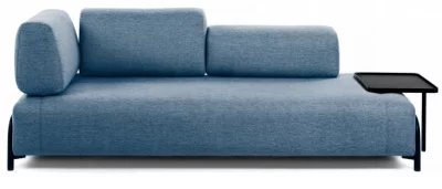 Кушетка трансформер Compo 232X98X82 CM голубого цвета 15