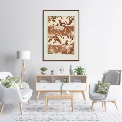 Постер Leaf pattern II 75X105 CM 3