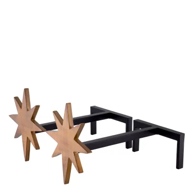 Набор каминных упоров Star, 2 шт. 24X41.5X27 CM 3
