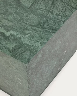 Приставной столик Sorein из зелёного мрамора 50X50X40 CM 4