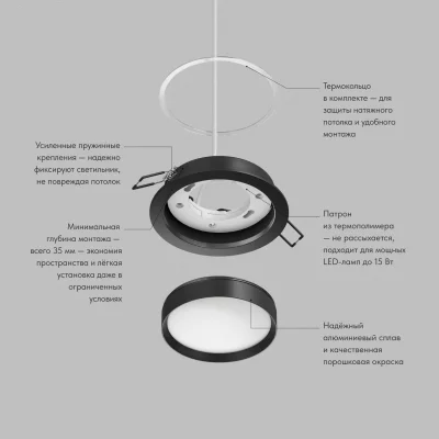Встраиваемый точечный светильник Ratio 4