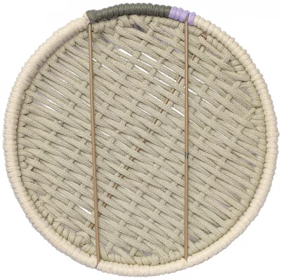 Корзина плетеная Conga Grey Ethnic 31X31X48 CM 6