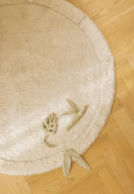 Стираемый хлопковый ковёр Bamboo Leaf Ø120 CM 3