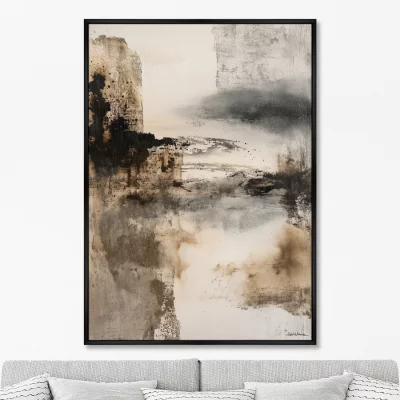 Репродукция картины на холсте Above the Giant Cliff 75X105 CM 6