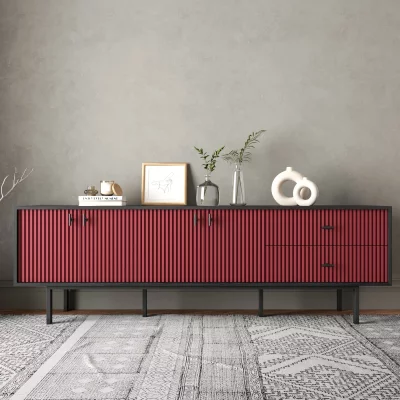 Комод Emerson 190X45X60 CM Red 4
