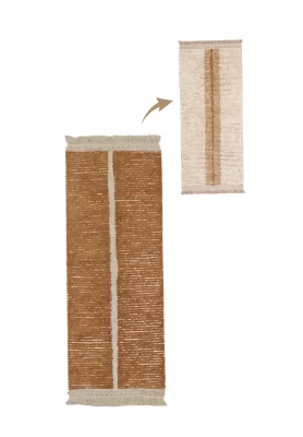 Хлопковая двусторонняя ковровая дорожка Duetto Toffi 80X230 CM 10