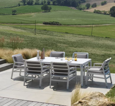 Стол пластиковый раздвижной Alloro 210-280X100X73 CM 4
