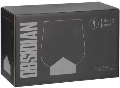 Набор из двух бокалов Obsidian 380 ml 6