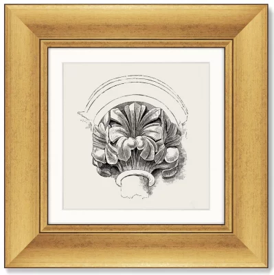 Набор постеров Stone ornaments 36X36 / 36X36 / 36X36 / 36X36 CM 4