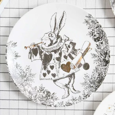 Набор из 4 десертных тарелок Alice in Wonderland Ø21 CM 6