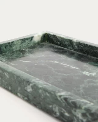 Декоративный поднос из зелёного мрамора Serela 35X18X3 CM 5