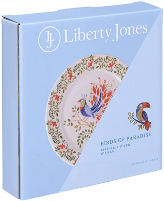 Набор из двух тарелок Birds of Paradise Ø18 CM 7