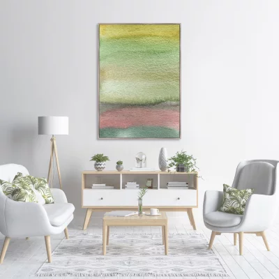 Постер на холсте Layers of a summer landscape 75X105 CM 3