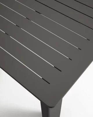 Раздвижной стол Livorno из алюминия графитового цвета 233(350)X100 CM 4