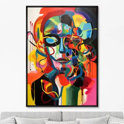 Постер на холсте Vibrant mindsets 75X105 CM 6