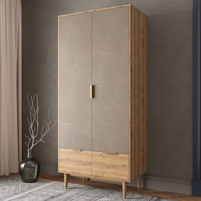 Шкаф двухстворчатый Line 90X50X200 CM 4