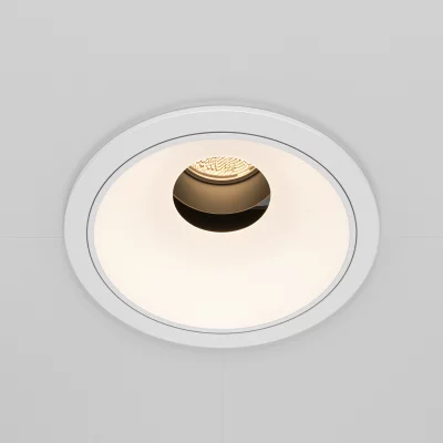 Встраиваемый светильник Wise круглый белый 21