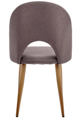 Стул Cleo 41X42X87 CM коричневый 4