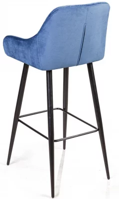 Стул барный Robert 48X49X103 CM синий 5