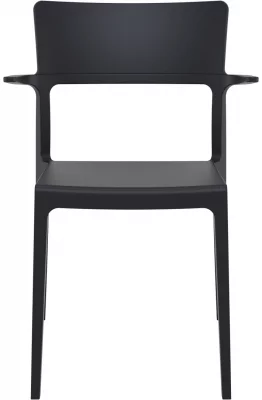 Стул Plus 58X55X84 CM чёрного цвета 4