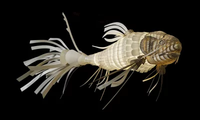 Подвесной светильник в форме рыбы KOI LS 352X140X175 CM бежевый 6