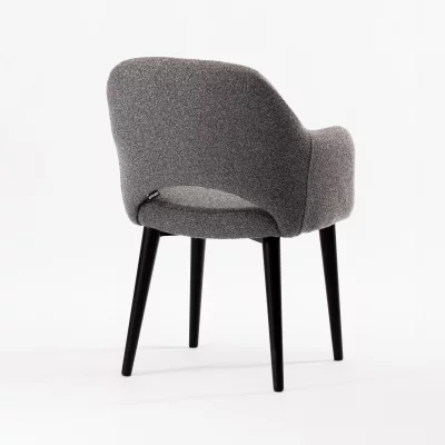 Стул Мартин серая ткань букле ножки черные 60X67X80 CM 4