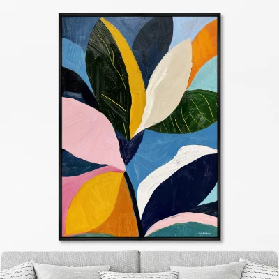 Репродукция картины на холсте Flowers 75X105 CM 6