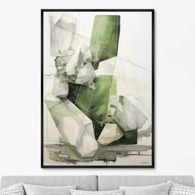 Постер на холсте Space of Emeralds 75X105 CM 6