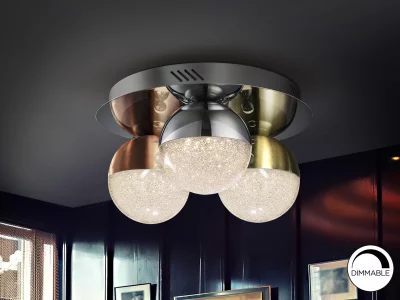 Потолочный светильник Sphere 3L Ø30 разноцветный DIM 30X15 CM 3