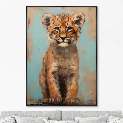 Постер на холсте Tiger 75X105 CM 6