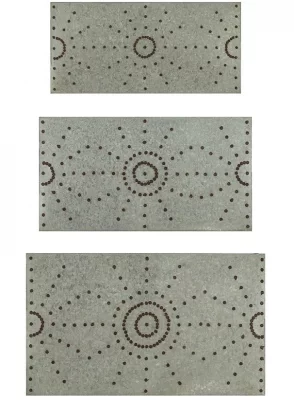 Комплект из трёх столиков Yalwa 61X36X66 / 55X29X59 / 48X23X50 CM 5