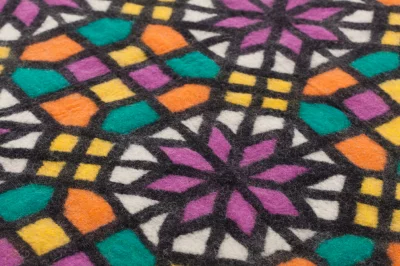 Ковёр шерстяной Smooth Multi Felted 167X243 CM 3