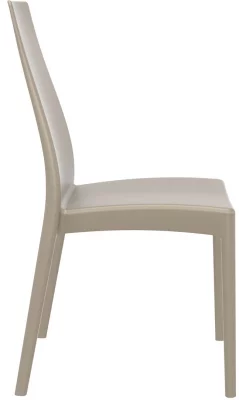 Стул пластиковый Miranda 45X56X94 CM бежевый 5