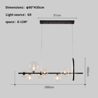 Люстра Art Deco Bubble 6