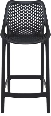 Стул пластиковый полубарный Air 44X51X95 CM чёрный 4