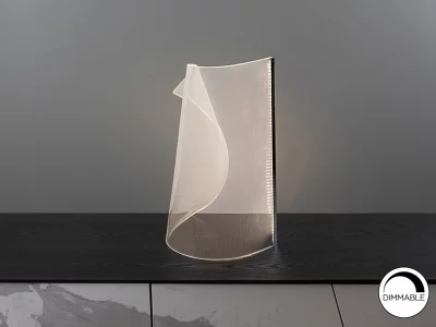 Настольная лампа Velos II хромированная 35X21X50 CM 5