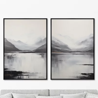 Набор из двух постеров на холсте Mountains 75X105 / 75X105 CM 8