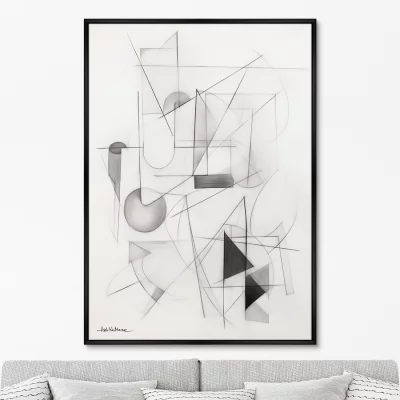 Постер на холсте Search for the Forms 75X105 CM 6